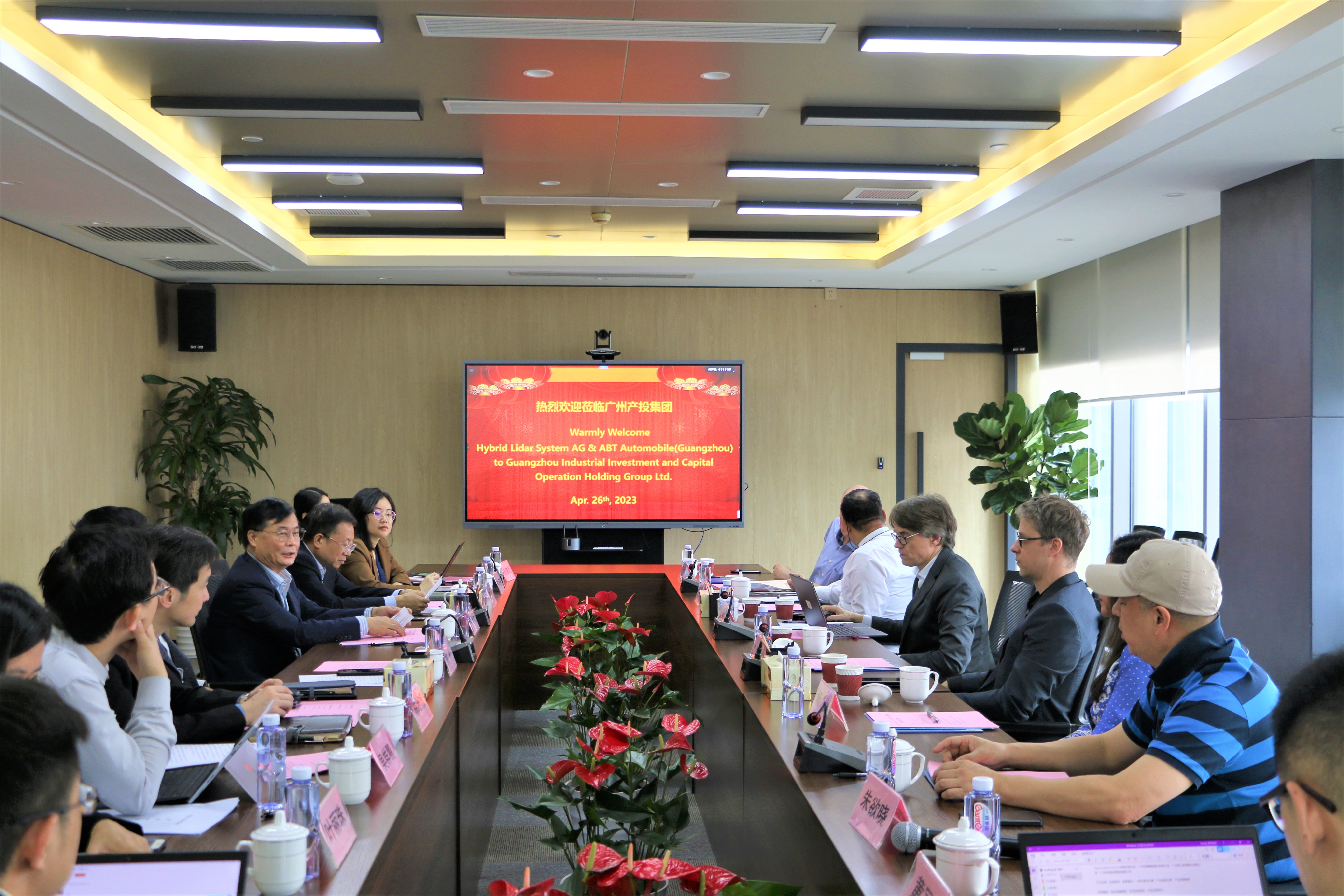 ABT中国董事长、Hybrid Lidar创始人一行到访广州lehu官方网站集团